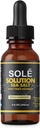 Qei Sole Sea Salt - Compuesto de Sodium Chloride, Potassium, Iron, Calcio, Magnesio, Cobre, zinc y Más. (Big, 8 0z)