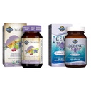 Garden of Life Prenatal Vitamin Folate Energy &amp; Oceans Mom Prenatal DHA Strawberry Fish Oil Brain Support