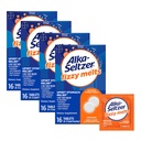 Alka-Seltzer Fizzy Melts, Dissolve on Tongue, No se necesita agua, On-The-Go Dietary Supplement Antacid Tablets, for Relief of Occasional Heartburn and Acid Indigestion*, Orange Flavor, 64 Count