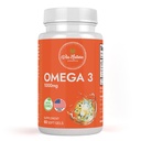 Omega 3  1000mg ← Fish Oil TENIDO Ácidos grasos TENIDO EPA &amp; DHA TENIDO Non-GMO ANTE 60 Softgels