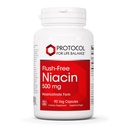 Protocolo Niacin 500mg - Inositol Hexanicotinate - No Flush Niacin - Vitamina B3 - Energy & Metabolism Support* - Vegan " Kosher - 90 Veg Caps