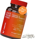 Probióticos vaginales " Prebióticos para Mujeres - Apoyo Vaginal Health " - Probiótico para Vaginosis Bacterial - Cuidado vaginal femenino - 60 cápsulas