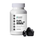 100% puro Shilajit, orgánico Himalayan Shilajit para Hombres &amp; Mujeres, 85+ Trace Minerals Rich in Fulvic Acid Shilajit Supplement for Energy &amp; Immune System 1000mg 90 Count
