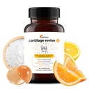 UpWellness Cartilage Revive + Soporte Conjunto Suplemento para Hombres y Mujeres con Tipo II Collagen para Juntas - D-Glucosamina Sulfato, MSM, Vitamina D3, Vitamina C y Más - 60 cápsulas