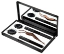 Lashify Control Kit - Juego completo de inicio de pestañas DIY - Bold Gossamer Negro 10mm, 12mm, Negro caja de viaje, Control Wand