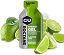 Gu Energy Roctane Ultra Endurance Energy Gel, On-The-Go Sports Nutrition for Running, Biking, Hiking o Skiing, Salted Lime, 24-Count