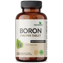 Futurobióticos Boron 3mg, Vegetariano, No GMO, Chelated for Absorption, 250 Tablets