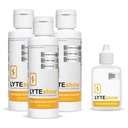 LyteLine LyteMostrar suplemento de electrolito sin azúcar, 3 Pack, 120 Servings - Keto Friendly, Zinc y Magnesium para la rehidratación rápida, entrenamiento, recuperación muscular y energía - Vegan