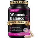 UNALTERED Hormone Balance " Mood Support for Women - Naturally Supports Hormonal Balance & Energy with Tribulus Terrestris " Red Maca Root Extract - Dietary Supplement - 90 Vegan Capsules