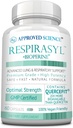 Aprobado Science® Respirasyl - Soporte pulmonar y respiratorio - con Quercefit, Vitaminas A,C,D, BioPerine - 60 cápsulas - Hecho en los EE.UU.