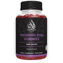 Halal Melatonin Gummies tención 2.5 mg - 5 mg Silencio para dormir y somnolencia Silencio Natural, Vegetariano, No Gluten-Free, Gelatin-Free ← para Ault, Hombres y Mujeres Silenciosos 45-90