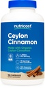 Nutricost Organic Cinnamon (Ceylon Cinnamon) 1.200mg Serving, 150 cápsulas - Gluten Free, Non-GMO