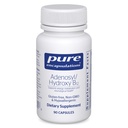 Encapsulaciones puras Adenosyl/Hydroxy B12 90's - Vitamina B de alta potencia - para el metabolismo energético y soporte neurológico* - Suplemento de apoyo cerebral* - Vegan & Gluten Gratis - 90 cápsulas