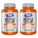 Arginina " Citrulline 500/250mg - 120 cápsulas (2 Pack)