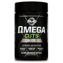 PMD Sports Omega Cuts Elite Fat Loss-Muscle Defining Fórmula - Omega Fatty Acids, MCT y CLA para la definición y mantenimiento muscular - Keto Friendly for Women and Men - Stimulant Free (90 Softgels)