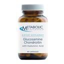 Mantenimiento metabólico Condroitina de Glucosamina (1000mg) con suplemento de ácido hialurónico - Apoyo a la salud conjunta + hidratación de tejido (60 cápsulas)