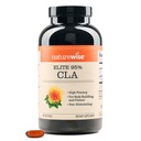 NatureWise CLA 1300 - 95% Active Conjugated Linoleic Acid for Women and Men, Not Stimulation, Supports Weight & Fitness Goals - Non-GMO, Gluten Free - 180 Softgels[2-Month Supply]