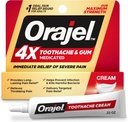 Orajel 4X para dolor de estómago &amp; Dolor de goma: tubo de crema severa 0.33oz- de la marca de alivio de dolor oral