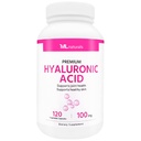 ML Naturals Premium Ácido Hialurónico 100 mg 120 Cápsulas Vegetativas, Uno a día (4 meses de suministro), Calidad Premium, NSF-Certified & cGMP-Compliant.