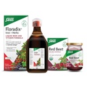 Floradix Iron &amp; Herbs (23.7 oz) " Salus Red Beet Crystals (7 oz) - Iron Supplement for Healthy Energy Support* " Organic Nutritional Beet Root Drink Mix