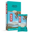 CLIF BARS - Bares de energía - Chocolate de la menta fresca - Con la cafeína - Hecho con avena orgánica - Alimentos vegetales - Vegetariano - Kosher (2.4 Ounce Protein Bares, 12 Cuenta) Embalaje mayo Vary