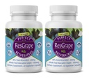 Suplementos perfectos – Resveratrol de resina perfecta – 60 cápsulas – Trans-Resveratrol " Moscadina orgánica - 2 Pack