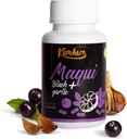 Apoyo inmunitario, vitaminas C, zinc, defensa de la salud y botadores de inmunidad y antioxidantes Suplemento para adultos, con Maqui Berry y ajo negro, 60 cápsulas