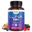 LUNA Kids TENIDO #1 Sleep Aid Tablets for Children 4+ and Sensitive Adults TEN Naturally Sourced Ingredients TEN 60 x Chewable Pills ← Gentle, Herbal Supplement with Chamomile, Melatonin, Valerian & Lemon Balm