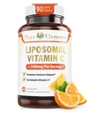 Liposomal Vitamina C Suplemento dietético, cápsulas no GMO, soy libre, sin gluten