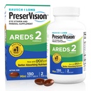PreserVision AREDS 2 Vitaminas Oculares, #1 Eye Doctor Recomendado Marca, Lutein y Zeaxanthin Suplemento con vitamina C, vitamina E, zinc y cobre, 130 Softgels (Minigels)