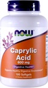 Ahora Alimentos Ácido caprílico 600mg, 100 Softgels - (Pack de 2)