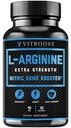 Extra Strength L Arginine Capsule 1500mg - Suplementos de óxido nítrico para resistencia, músculo, vascularidad & energía - potente NO Booster con L-Arginina, L-Citrulline & Aminoácidos esenciales
