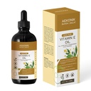 Aceite de vitamina E orgánica - Aceite de vitamina E esencial para cuidado corporal y cuidado de la piel - Botella de 4-Oz para la piel seca, arrugas, marcas de estiramiento, acné " anti- envejecimiento