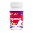 Milkaid Junior Lactase Enzyme Chewable Tablets for Lactose Intolerance ¦ Prevents Gas, Bloating, Diarrhea in Children Tortura Fast Acting Dairy Digestive Supplement for Kids Tortura 60 ct (60 Tablets, Grape)