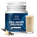MRM Nutrición Egg White Protein ANTE Vanilla Flavored TEN 23g Proteína libre de grasa  tolera con enzimas digestivas ← Valor biológico más alto Silencio Testado clínico Ø 20 Serviciones