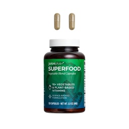 Juice Plus+ Vegetable Blend: con Broccoli, Parsley, Tomato &amp; More - Planta-Basada, Vegan, Libre de gluten, No-GMO, Kosher - para el corazón, Immune, Cognitive & Skin Health - 1 Botella (60 Servings)