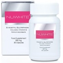 Nu White S-Acetyl Glutathione New Mejorado Formula Skin Whitening 30 cápsulas
