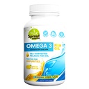 Aceite Pelagic Omega-3 para la salud del corazón, los ojos y el apoyo conjunto - 1200 mg, fuente de 90 días - EPA de alta potencia DHA Fatty Acids - Aceite de pescado con sabor limón - 90 Softgels