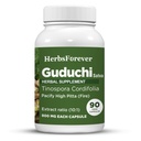 Herbsforever Guduchi Sat Capsules Tinospora Cordifolia Apoyo Digestión Balancing Vata y Pitta 90 Vege Capsules 800 Mg Cada
