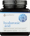 Teoría Hialurónica Ácido Advanced Fórmula, Dairy Free, 120 Capsules (Pack of 1)