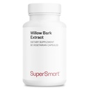 Supersmart - Willow Bark Extract 530mg por día (High Potency) - 15% Salicin - Natural Willow Bark Herb Supplement ← Non-GMO & Gluten Free - 60 cápsulas vegetarianas