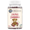 Jardín de la vida Orgánicas Infantiles Gummy Vitaminas, Certificada Orgánica, No GMO & Vegan Niños Completos - B12, C & D3 Gluten, Soy &amp; Dairy Free Real Fruit Chew Gummies, Multi, Cherry, 120 Condes