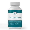 Ingredientes originales puros L-Glutamina Naturalmente Fuentes Aminoácidos, No GMO > Libre de gluten (100 cápsulas)