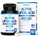 Ácido Lipoico alfa 600mg por Servir 60 cápsulas - Antioxidante Potente para Neuropatía y Salud Cardiovascular (Suplemento ALA) - Tercera Parte Probada, No GMO, Gluten Free, Vegan &amp; USA Made