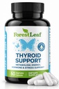 Tiroid Support for Women and Men with Iodine - Energy, Focus & Power Thyroid Supplement - All Natural Herbal Mineral and Vitamin Complex with B12, Zinc, Selenium, Ashwagandha - 60 Vegetarian Capsules