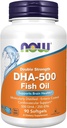 Ahora Alimentos DHA- 500 mg soporta función cognitiva, 90 sgels