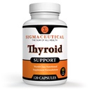 Tiroide Wellness Blend ← Zinc, Complejo de Selenium & Iodine ← Ashwagandha & Kelp Herbal Support ← 120 Vegetarian Capsules ← Energía Natural & Metabolismo Formula