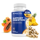 Suplemento de Enzimas Digestivas (90 cápsulas) Apoyo Digestión - con Bila Purificada, Pancreatina, Enzimas vegetales, Ox Bile, Betaine HCL, Apoyo Digestión de Carbohidratos y Proteínas
