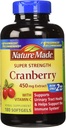 Nature Made Cranberry 450mg Extracto 180 Softgels