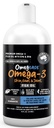 Omegease Fish Oil for Dogs & Cats - Finest for Pets Omega 3 for Cats & Dogs - Suplemento para la piel " Coat, picazón, cama, articulaciones " Immune Health - 100% Pure Omega Fish Oil with EPA " DHA (16 oz)